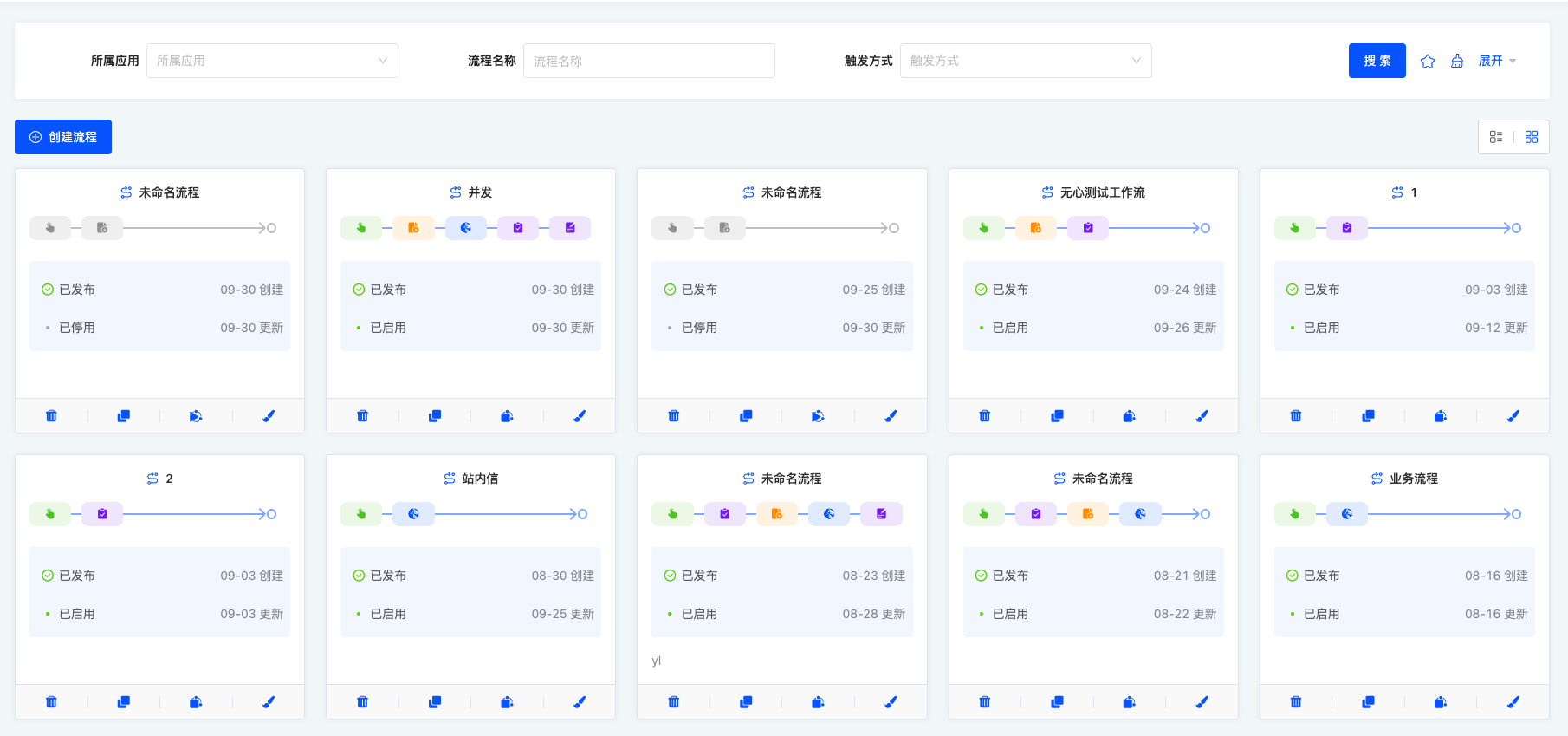 列表视图、卡片视图切换